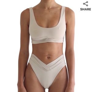 Riot Swim Pico TOP in Coconut